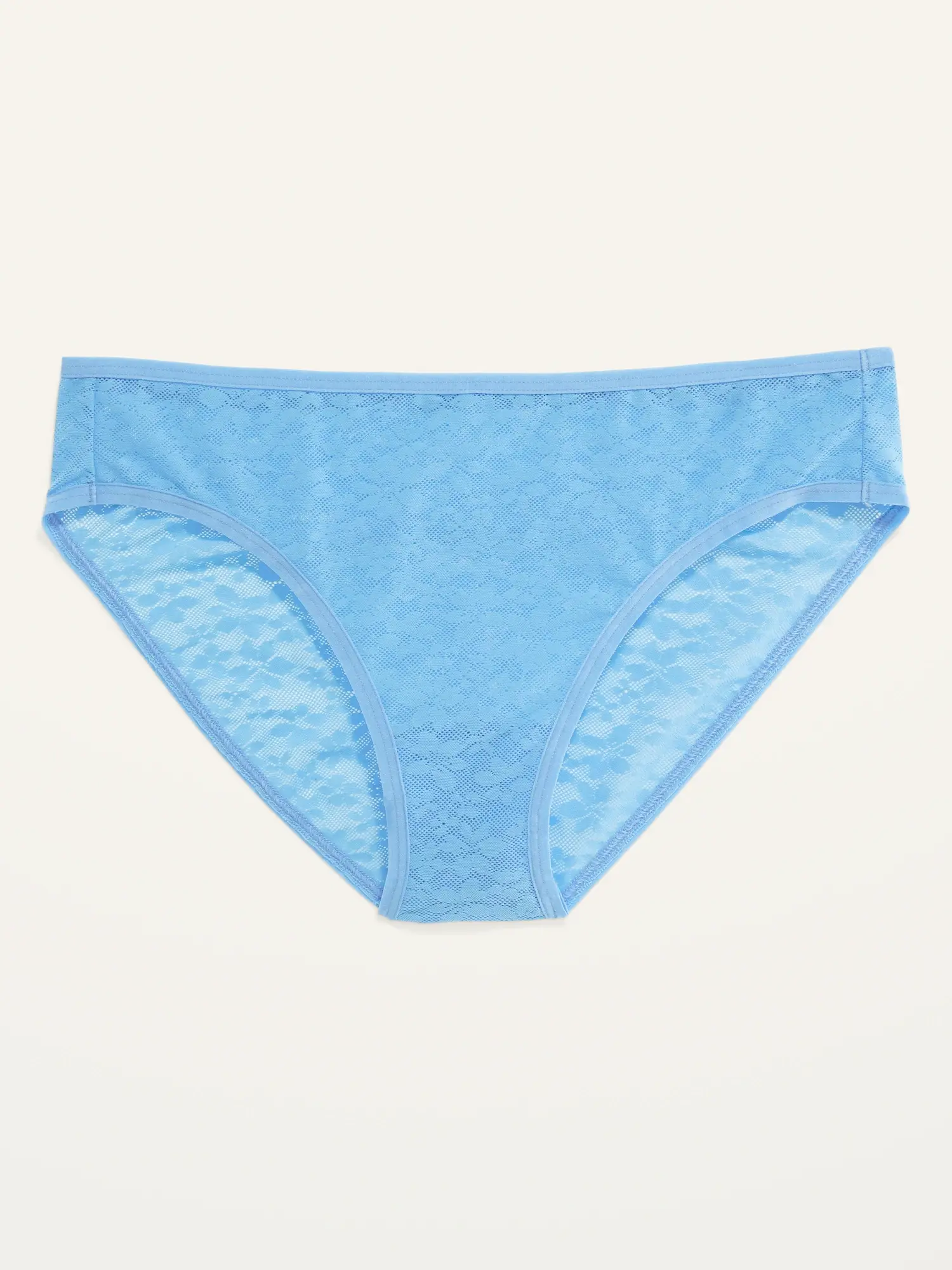 Old Navy Mid Rise Floral Signature Mesh Bikini Underwear For Women Multi