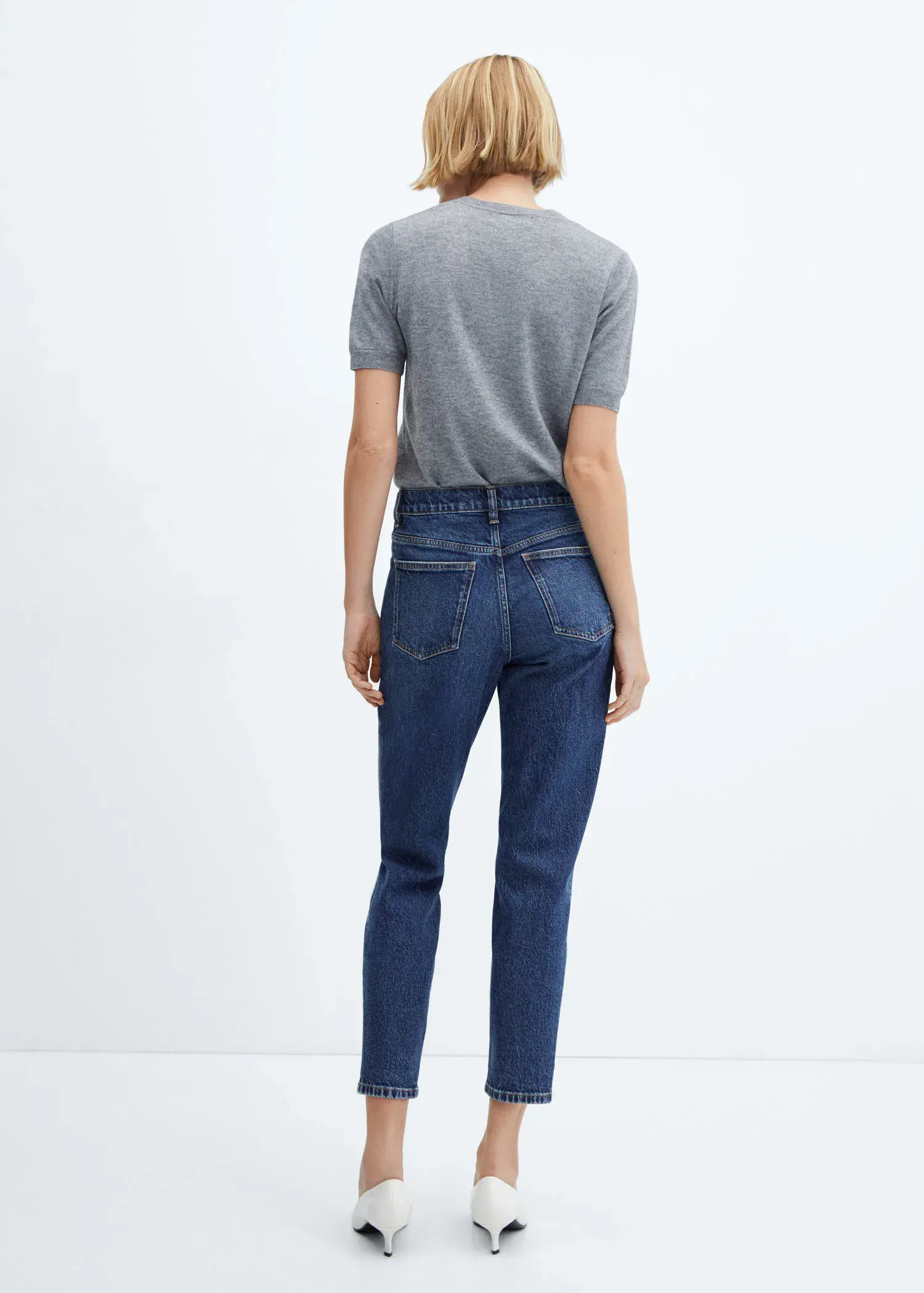 Mango Comfort-Jeans mit hohem Bund Newmom. 3