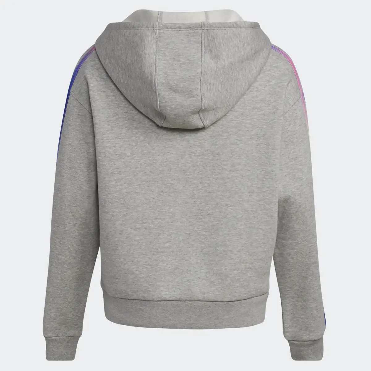 Adidas Multicolor 3-Stripes Fleece Pullover Hoodie. 3