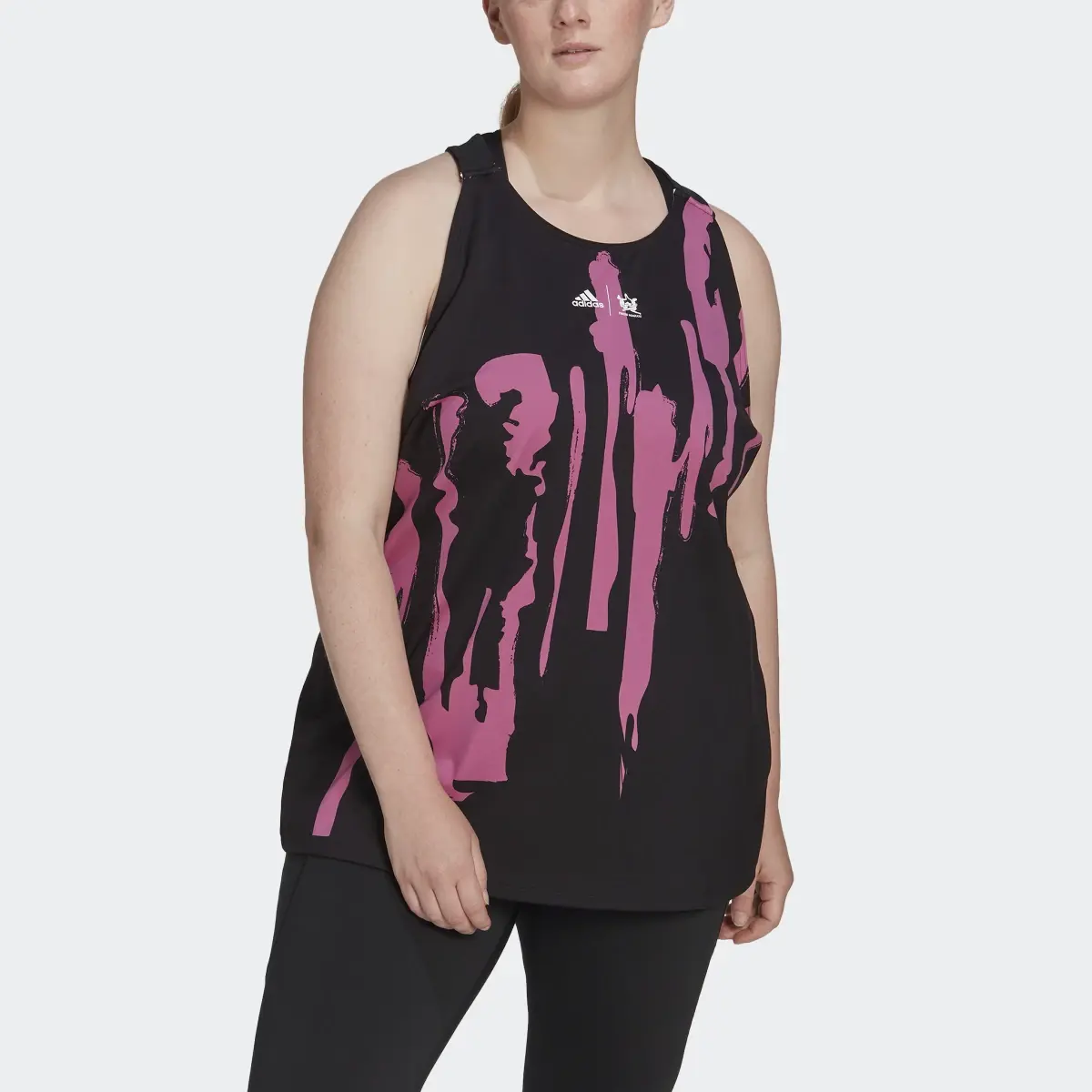 Adidas x Thebe Magugu Tennis New York Y-Tank Top (Plus Size). 1