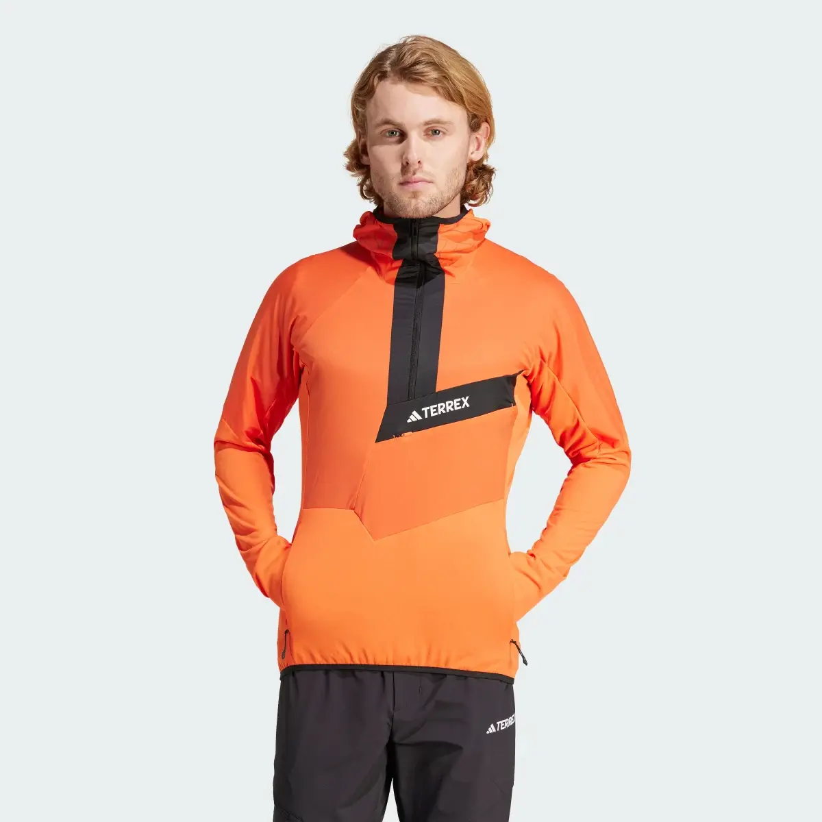 Adidas Sudadera con capucha Techrock Ultralight 1/2-Zip Fleece. 2
