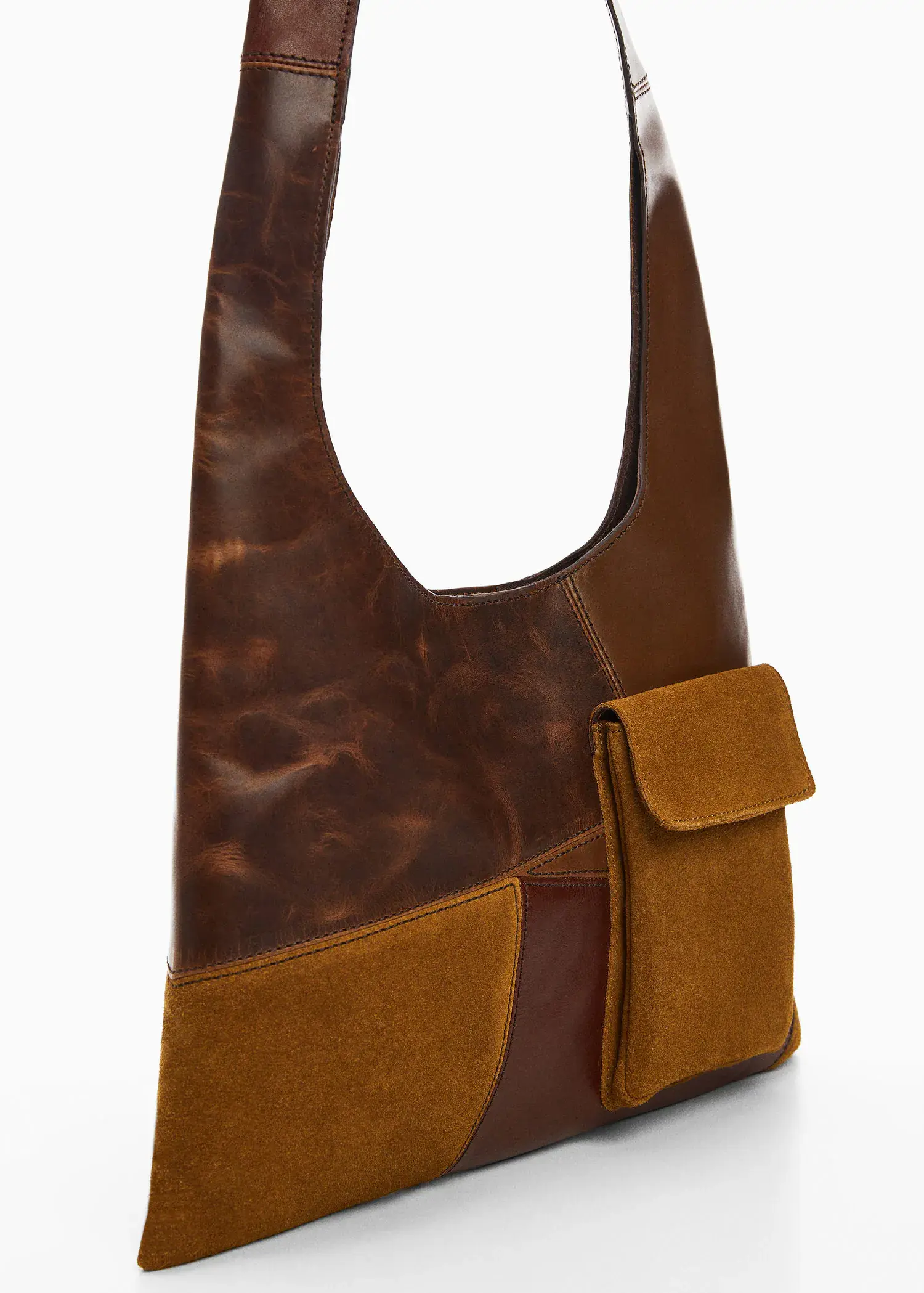 Mango Patchwork leather bag. 3