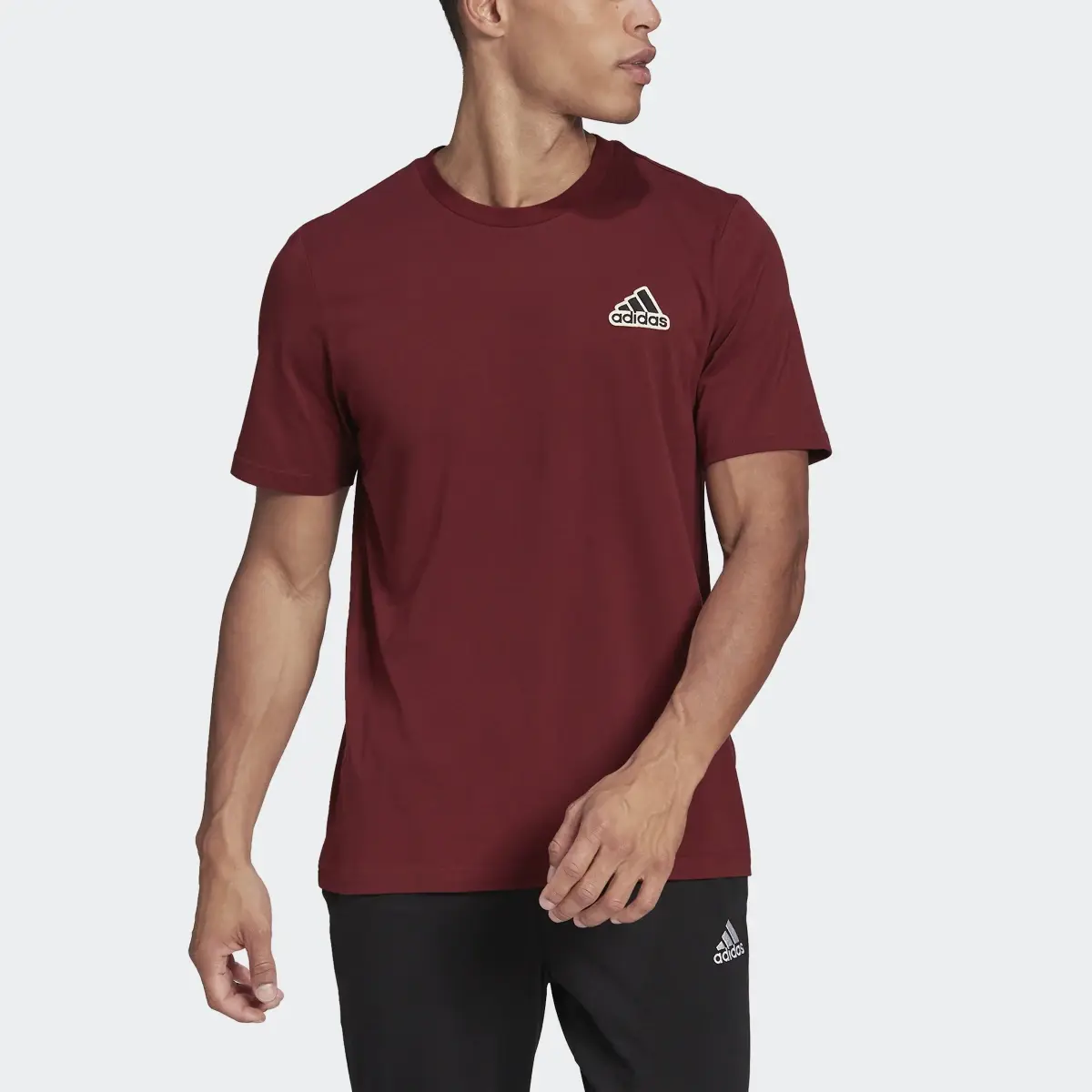 Adidas Essentials FeelComfy Single Jersey Tee. 1