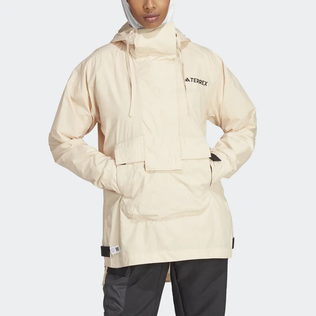Adidas TERREX Made to Be Remade Wind Anorak. 1