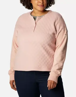 Women's Hart Mountain™ Quilted Crew - Plus Size