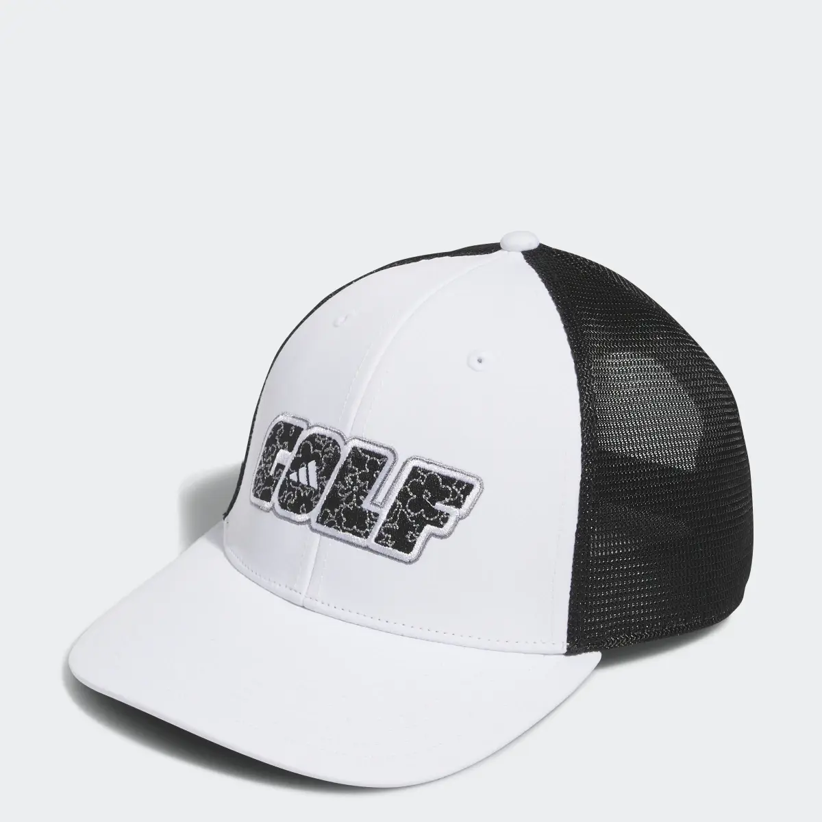 Adidas Golf Low-Profile Trucker Hat. 1