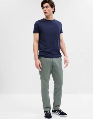GapFlex Washwell™ Essential Straight Taper Khaki Pantolon