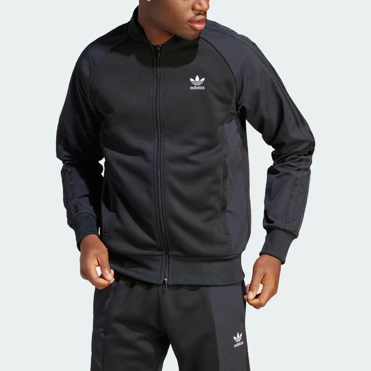 Adidas Adicolor Re-Pro SST Material Mix Track Jacket. 1