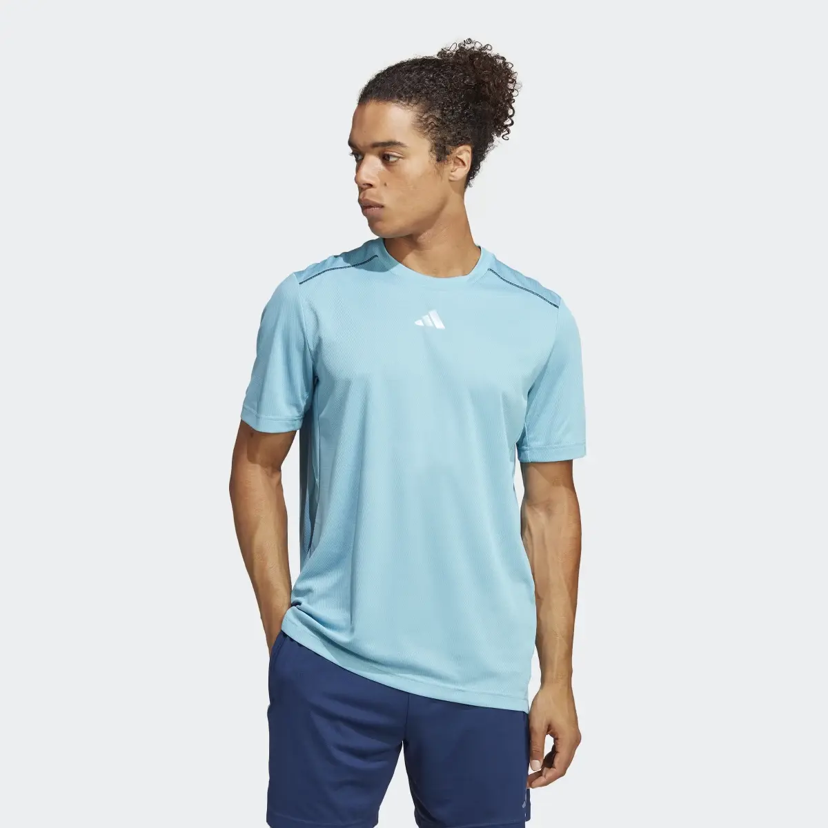 Adidas Workout Base Logo T-Shirt. 2