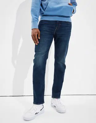 American Eagle AirFlex+ Slim Straight Jean. 1