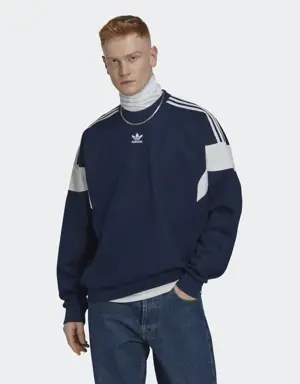 Adidas Adicolor Classics Cut Line Crew Sweatshirt. 2 Adidas Adicolor Classics Cut Line Crew Sweatshirt. 2
