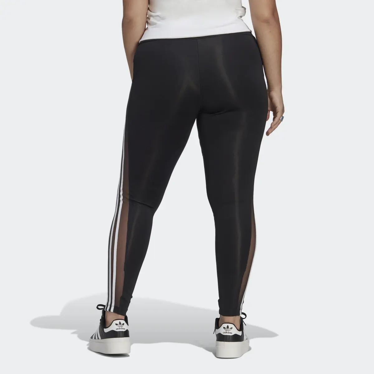 Adidas Centre Stage Leggings (Plus Size). 2