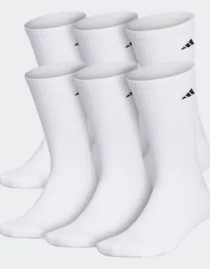 Athletic Cushioned Crew Socks 6 Pairs