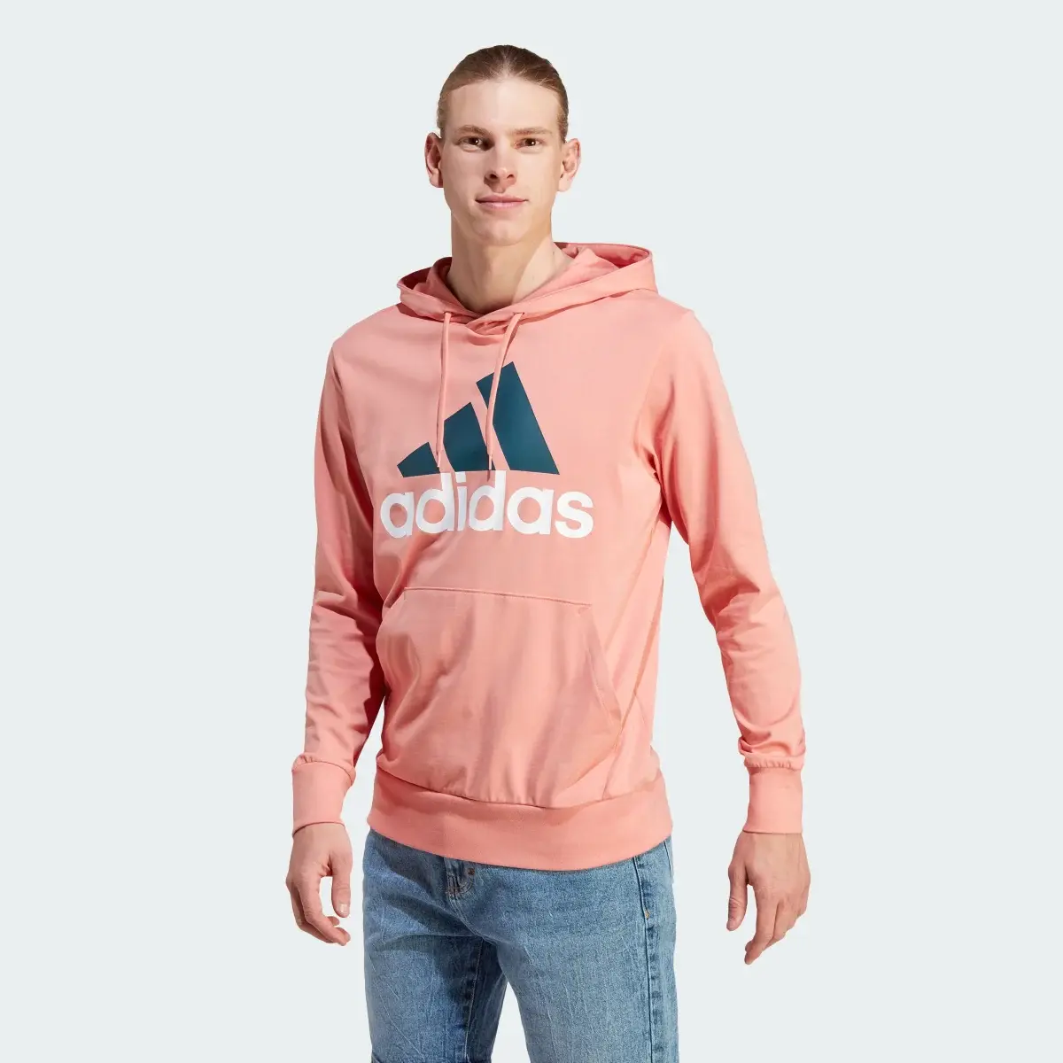 Adidas Essentials Logo Kapüşonlu Üst. 2