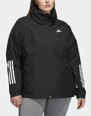 BSC 3-Stripes RAIN.RDY Jacket (Plus Size)