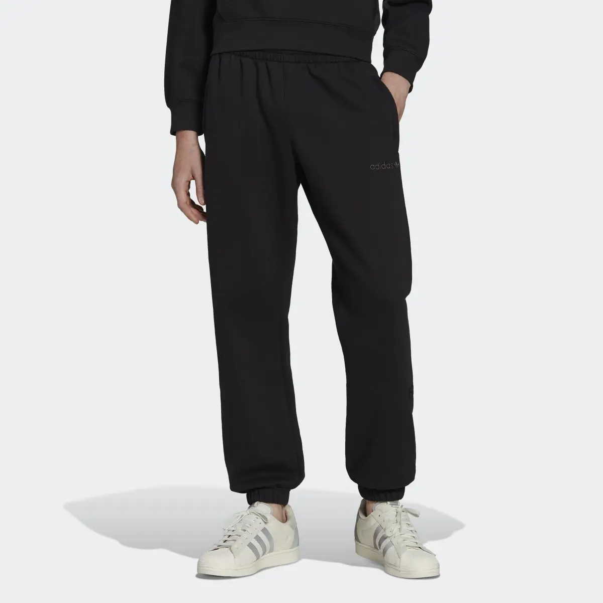 Adidas Trefoil Linear Sweat Pants. 1