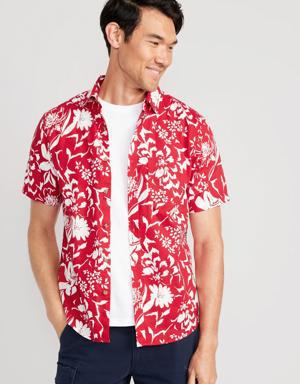 Old Navy Everyday Short-Sleeve Shirt for Men red