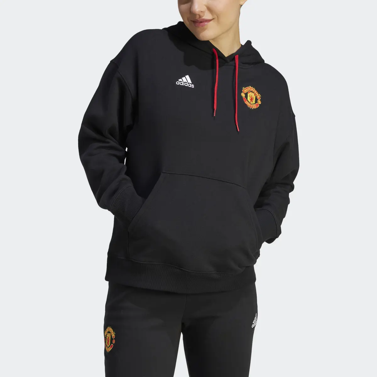 Adidas Casaco com Capuz do Manchester United. 1