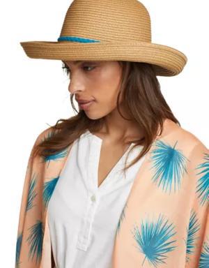 Women's Roll Brim Packable Straw Hat