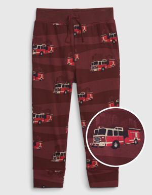 Toddler 100% Organic Cotton Mix and Match Pull-On Joggers purple