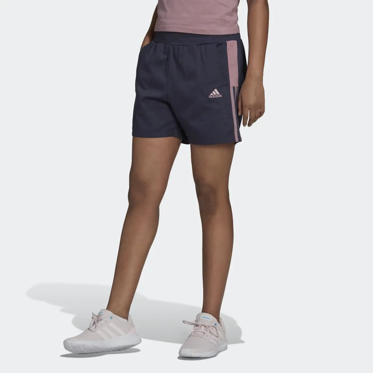 Adidas Tiro High-Waisted Shorts. 1