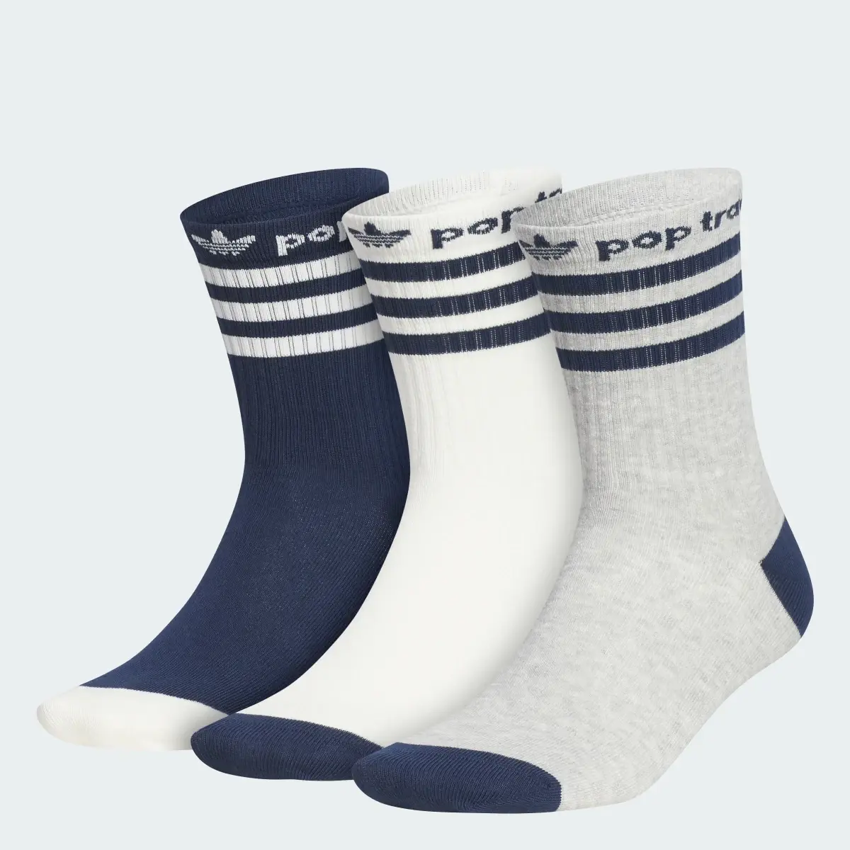 Adidas Pop Crew Socks 3 Pairs. 1