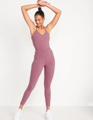 PowerChill 7/8-Length Cami Jumpsuit for Women pink