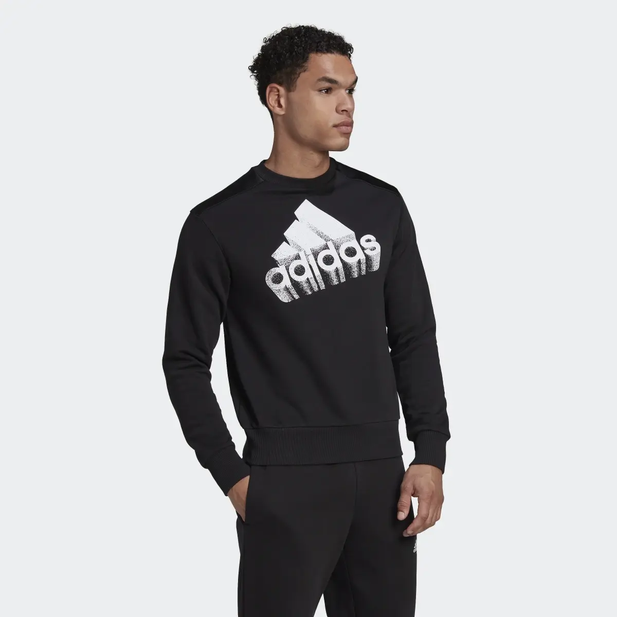 Adidas Sweatshirt em Moletão Brand Love Essentials (Unissexo). 3