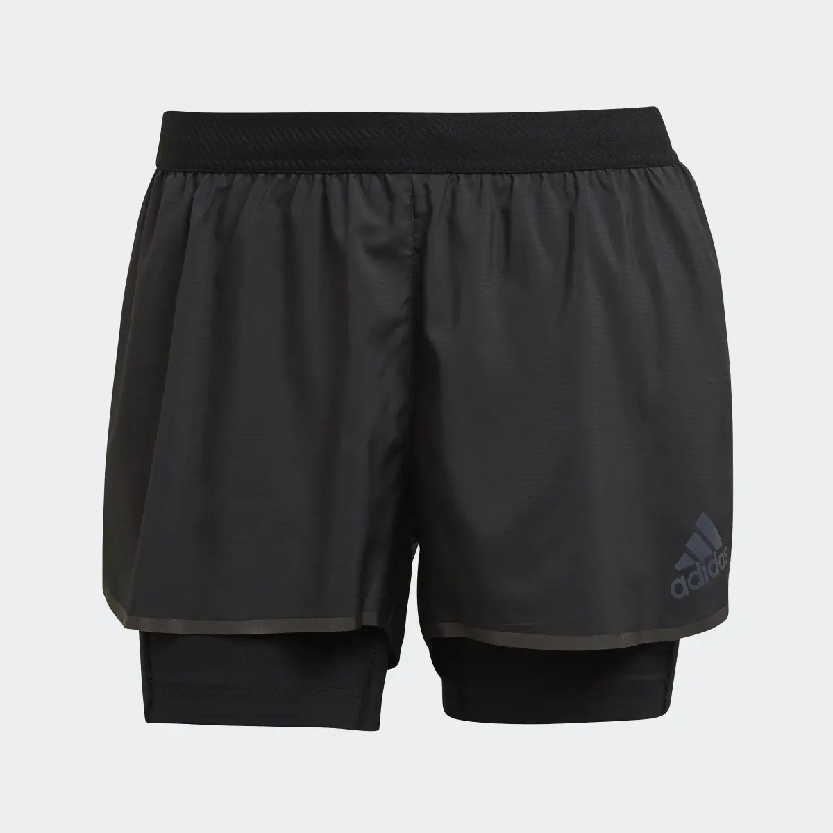 Adidas Adizero Two-in-One Shorts. 1