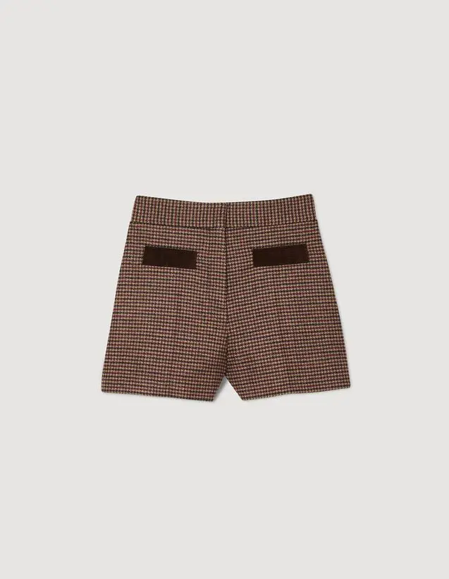 Sandro Houndstooth shorts Login to add to Wish list. 2