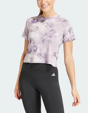 Adidas Train Essentials AOP Flower Tie-Dye T-Shirt