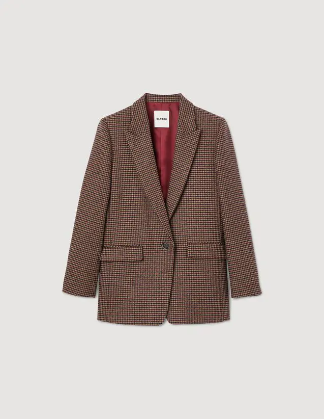 Sandro Houndstooth blazer. 2