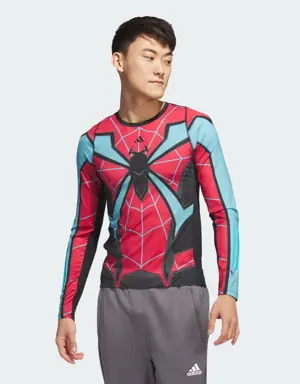 Techfit Evolved Long Sleeve Compression Spider-Man Top