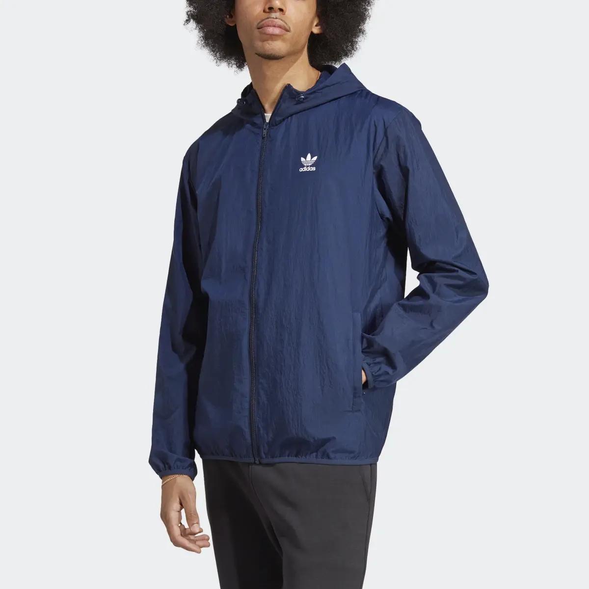 Adidas Trefoil Essentials Windbreaker. 1