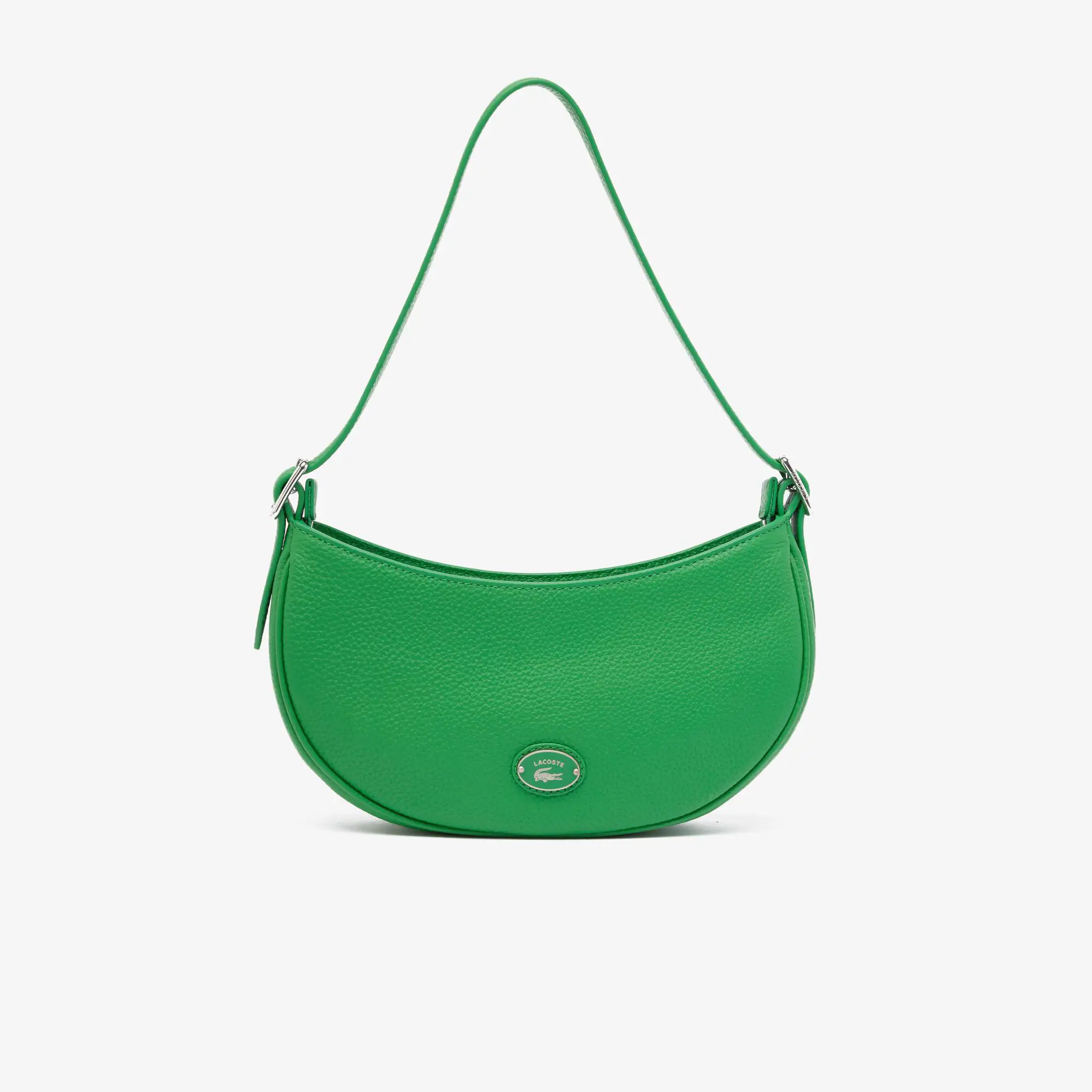 Lacoste Women’s Lacoste Top Grain Leather Halfmoon Bag. 1