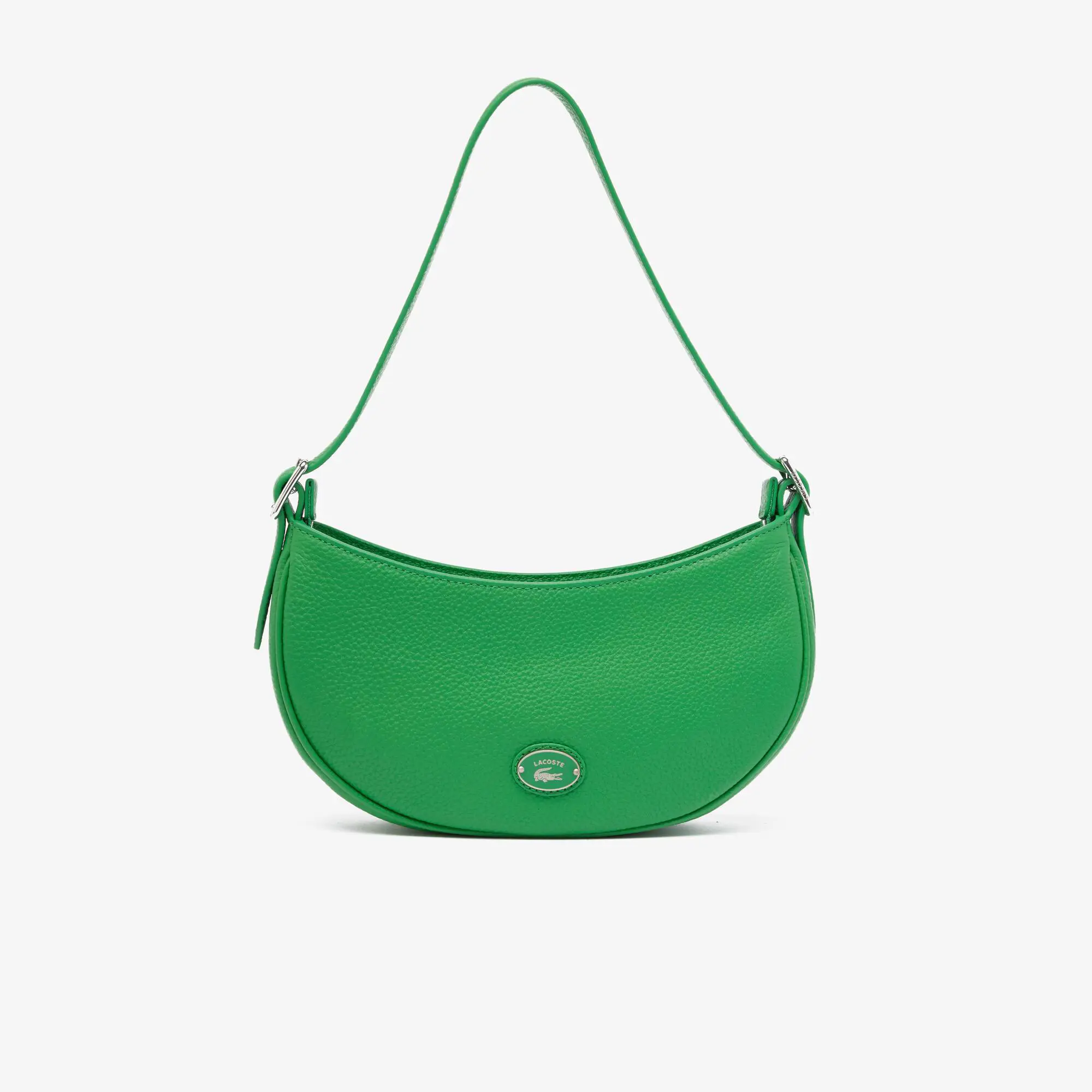 Lacoste Borsa da donna a mezzaluna in pelle primo fiore Lacoste. 1