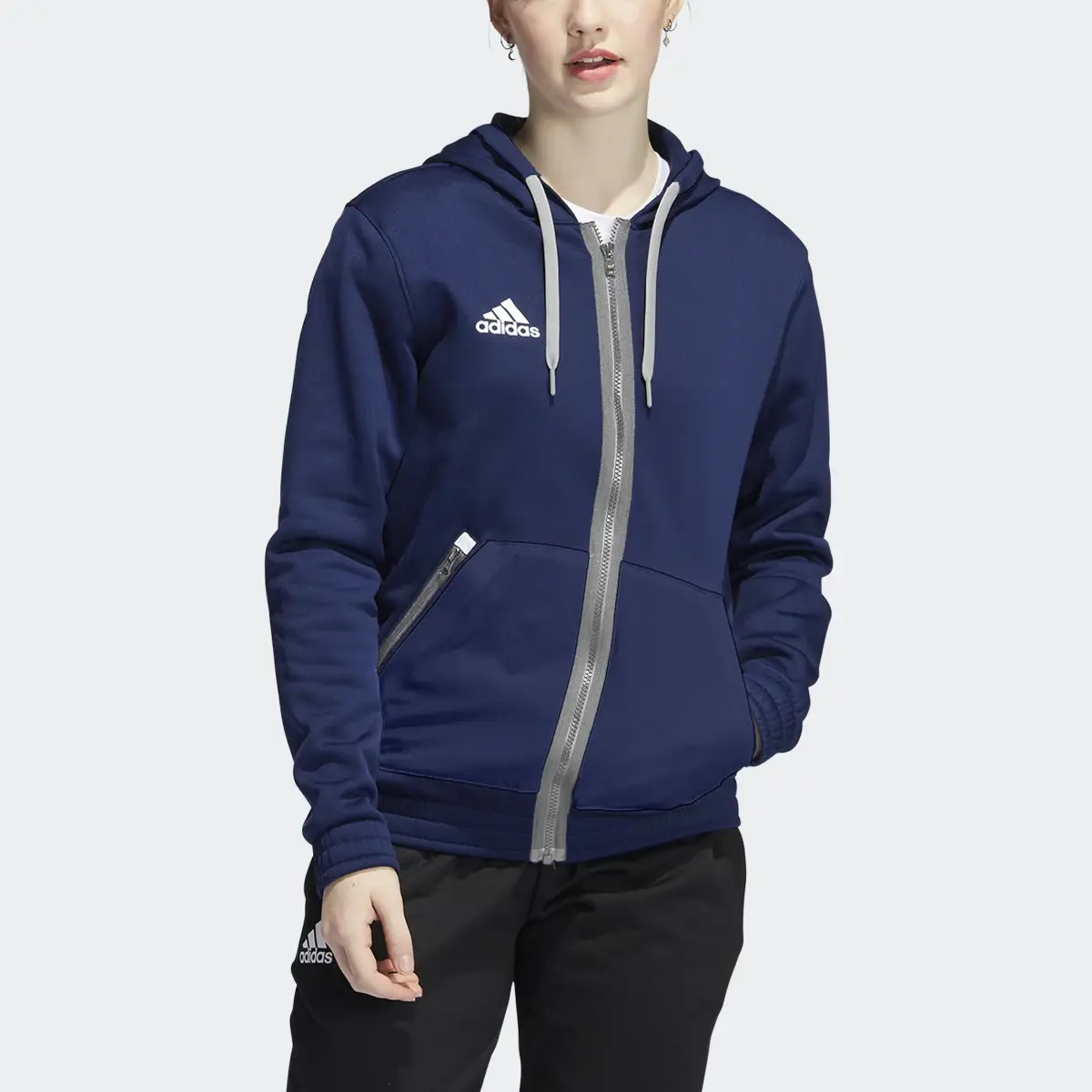 Adidas Team Issue Full-Zip Hoodie. 1