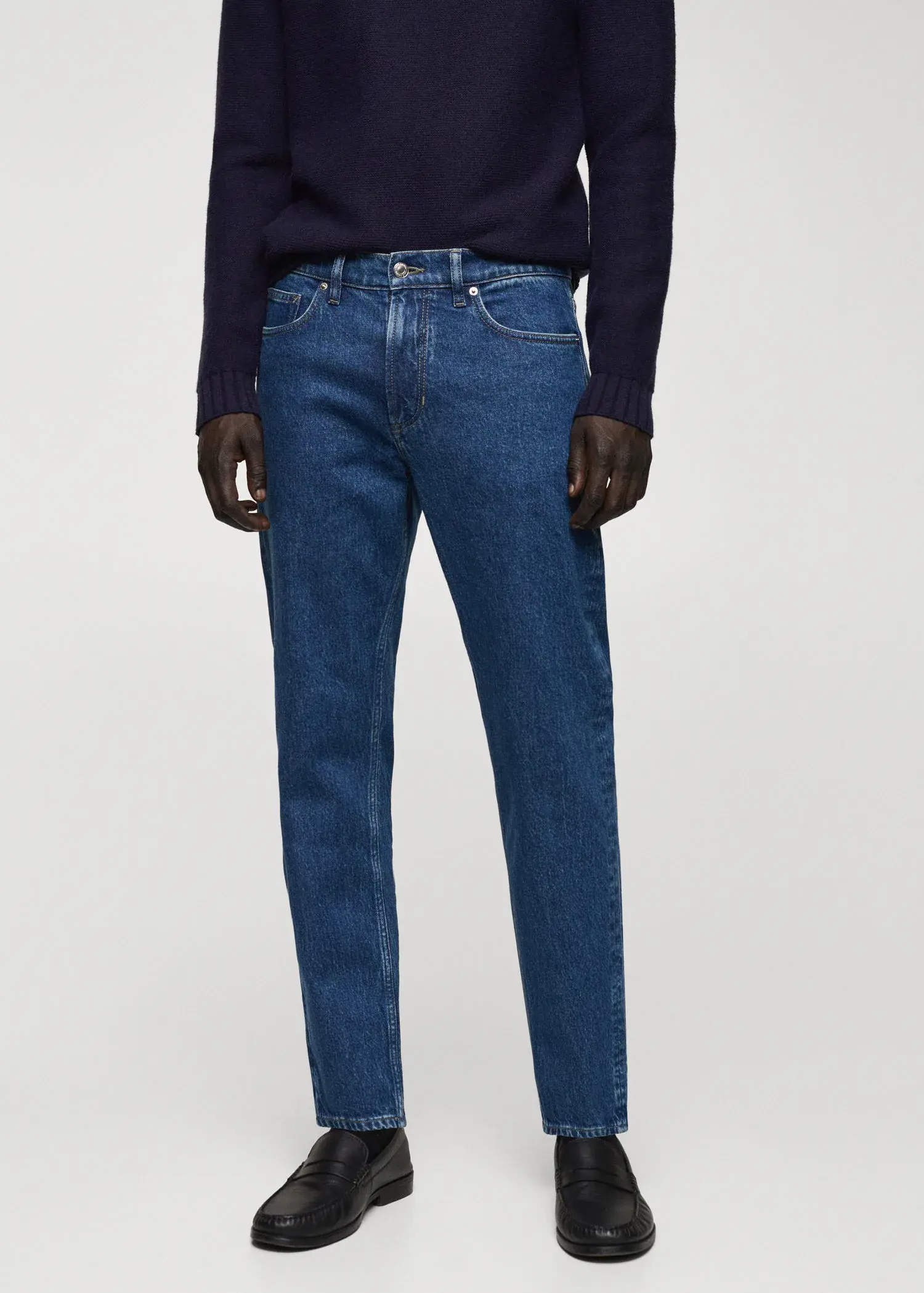 Mango Tapered Jeans Ben in Cropped-Länge. 2