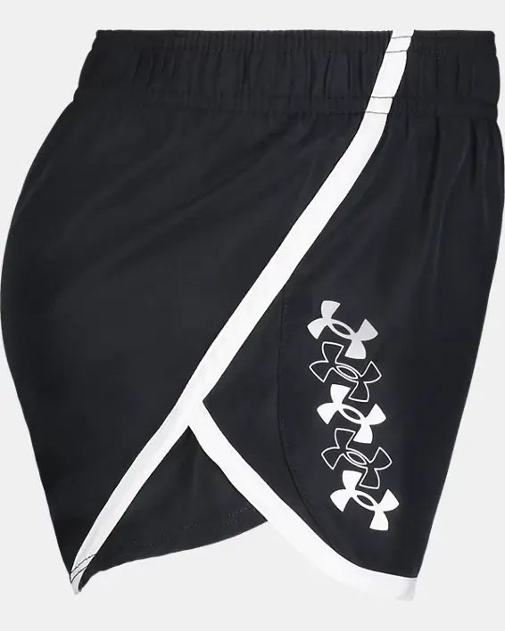 Under Armour Little Girls' UA Fly-By Shorts. 3