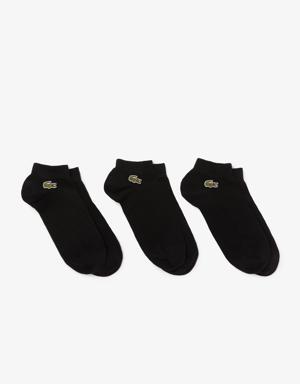 Lacoste SPORT Erkek 3'lü Siyah Çorap. 2 Lacoste SPORT Erkek 3'lü Siyah Çorap. 2