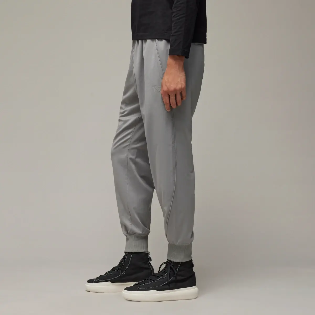 Adidas Y-3 Refined Woven Cuffed Tracksuit Bottoms. 2