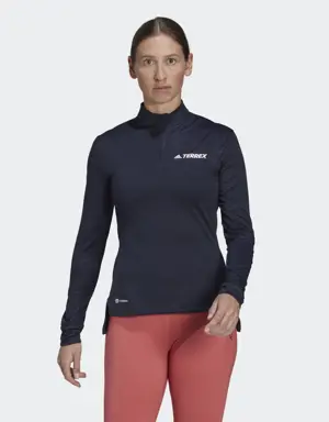 Adidas Terrex Multi Half-Zip Long-Sleeve Top. 2 Adidas Terrex Multi Half-Zip Long-Sleeve Top. 2