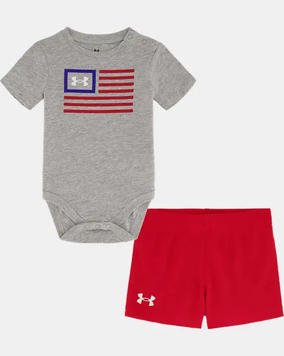 Under Armour Newborn Boys' UA Freedom Banner Set. 1