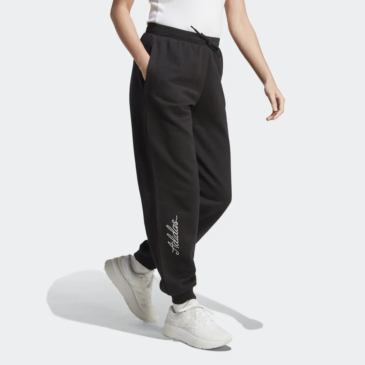 Adidas Pants Scribble Bordados Felpa Francesa. 3