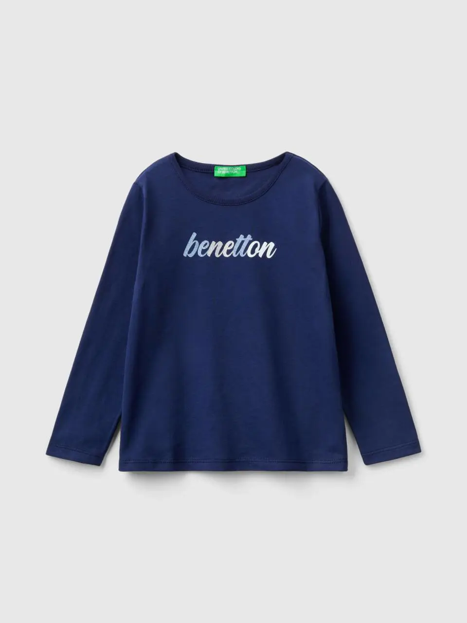 Benetton regular fit t-shirt in organic cotton. 1