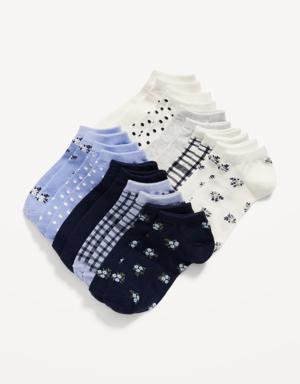 Old Navy Ankle Socks 10-Pack for Girls multi