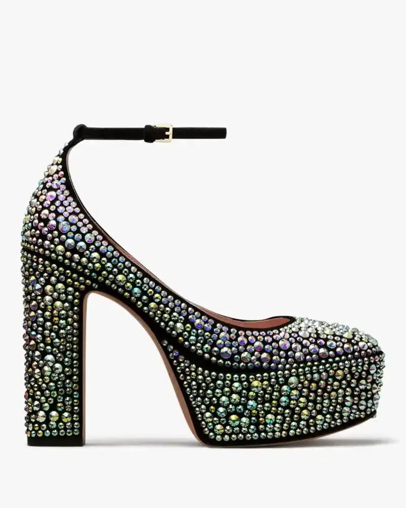 Kate Spade Gia Pavé Platform Pumps. 1