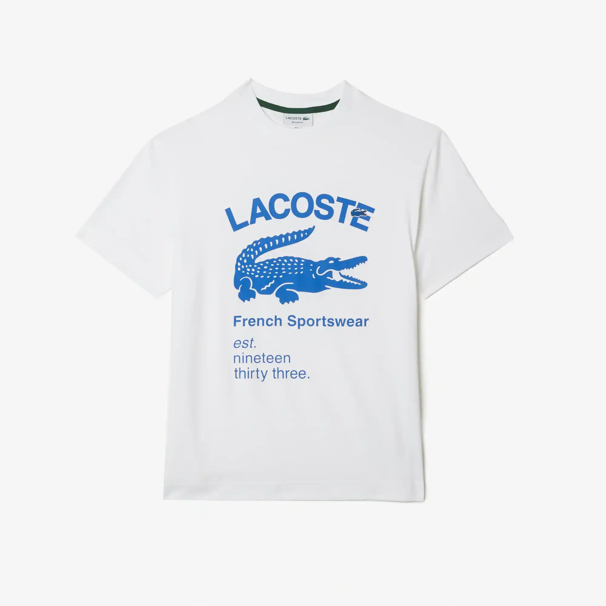 Lacoste Playera con Cocodrilo Lacoste Corte Relajado para Hombre. 2