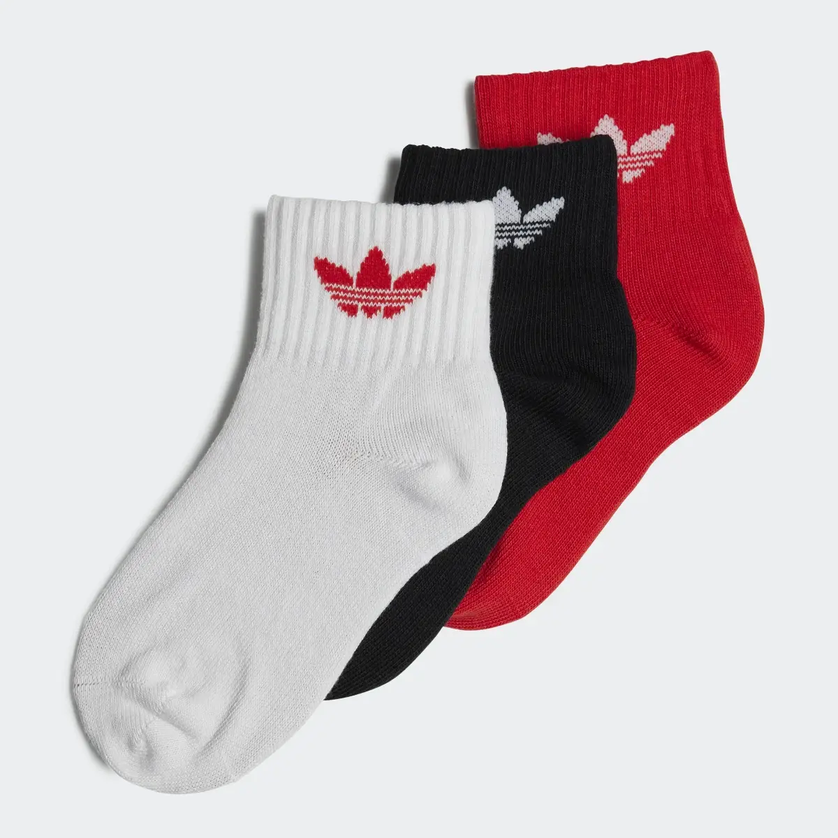 Adidas Mid-Ankle Socks 3 Pairs. 2