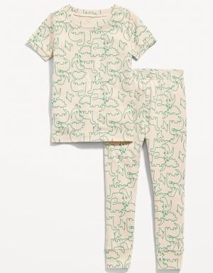 Old Navy Unisex Printed Snug-Fit Pajama Set for Toddler multi